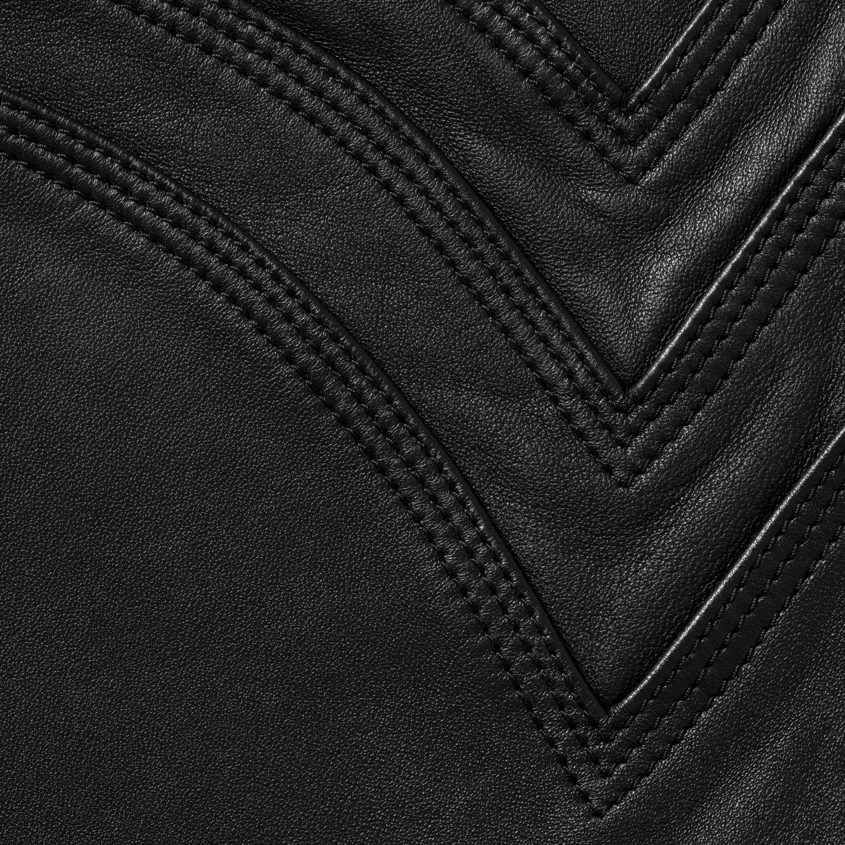 S Logo Leather Baggy 5-Pocket Jean view 9